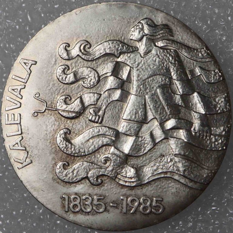 Read more about the article Finland 50 Markkaa 1985 Kalevala Silver coin  [534