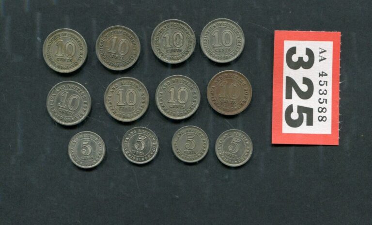 Read more about the article Lot of  12  coins of   Malaya