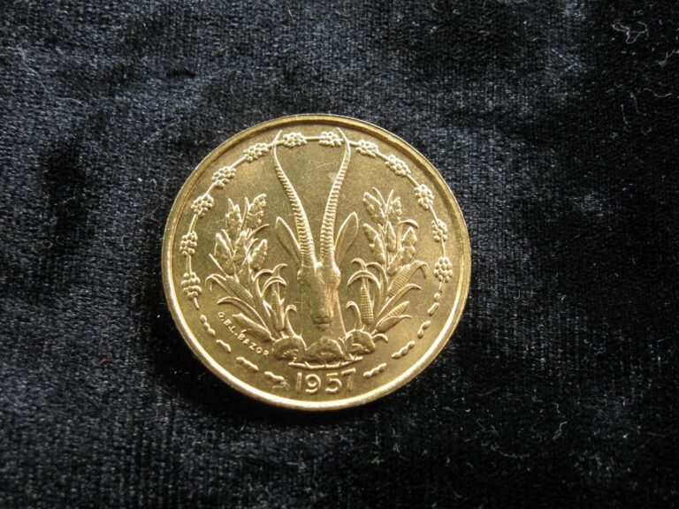 Read more about the article old world coin FRENCH WEST AFRICA Togo 25 francs 1957 KM9 “Gazelle” (115)