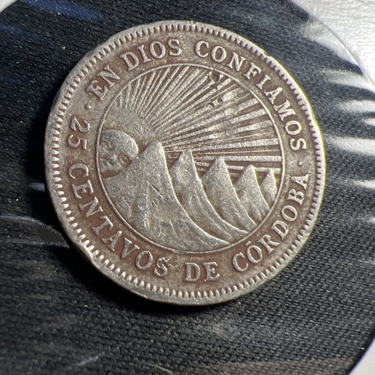 Read more about the article 1950 Nicaragua 25 Centavos KM# 18 Z3777