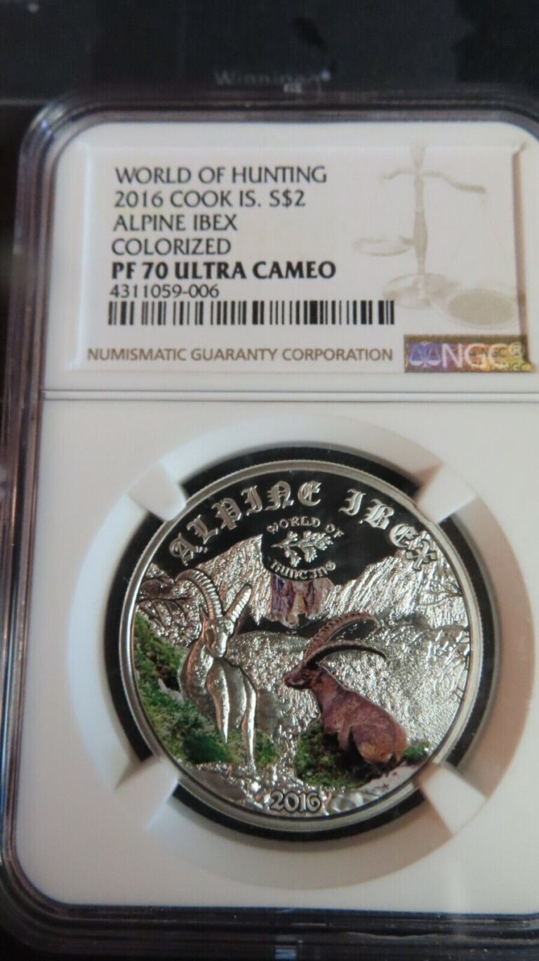 Read more about the article Cook Islands Alpine Ibex 2016 NGC PF PR 70 ULTRA CAMEO ultra rare .999 Silver