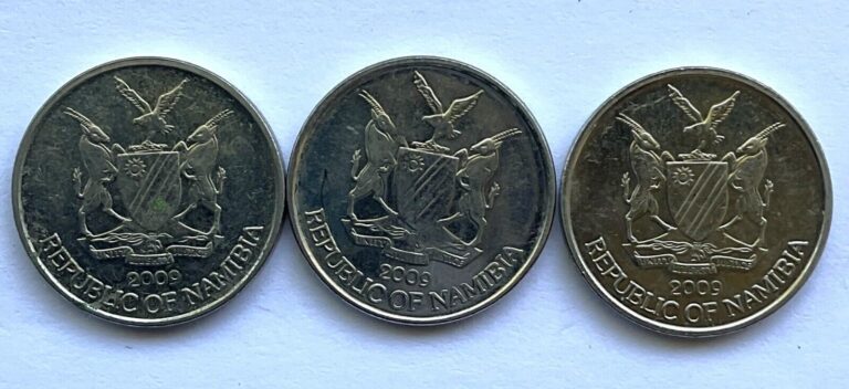 Read more about the article Namibia 5c coins X 3