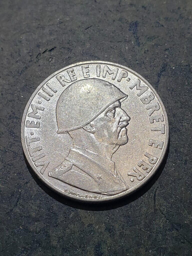 Read more about the article 1939  ALBANIA 1 LEK COIN **Italy OCCUPATION Coinage** #2