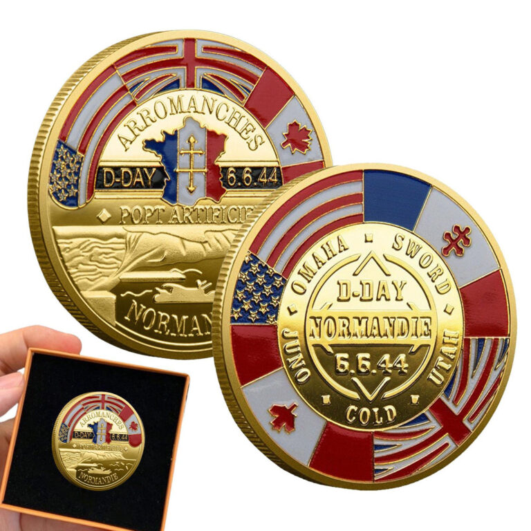 Read more about the article D Day 80th Anniversary Challenge Coin Commemorative Coin