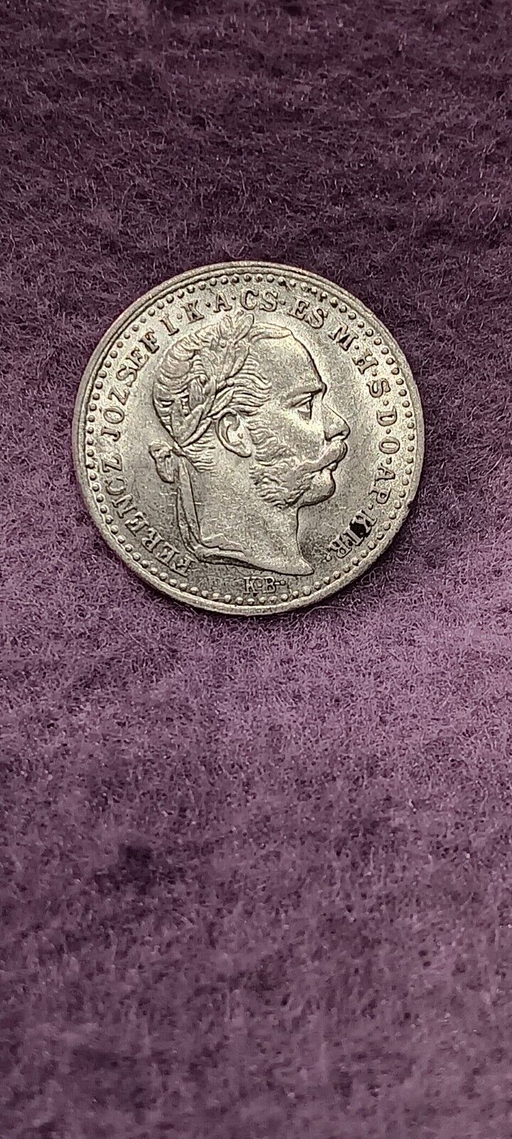 Read more about the article HUNGARY ~ 1870 ~ 10 KRAJCZAR ~ SILVER ~ BU