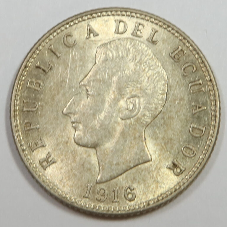 Read more about the article 1915 ECUADOR – Silver Un Decimo #48880