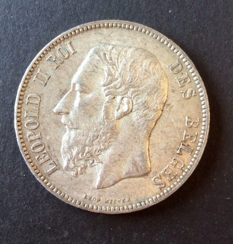 Read more about the article Belgium – Leopold II – Superb coin of 5 Francs 1873 (2)
