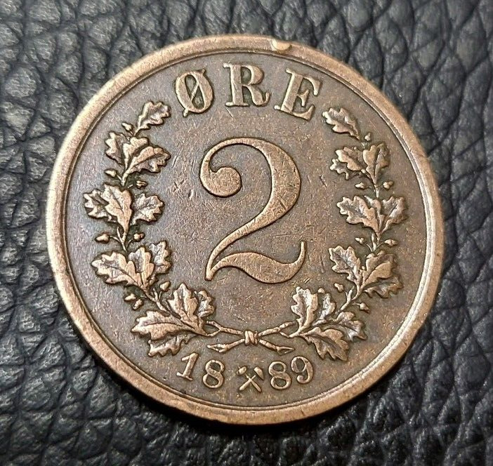 Read more about the article 1889 Norway 2 Øre Coin