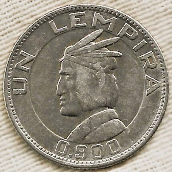 Read more about the article 1937 HONDURAS 1 LEMPIRA – LARGE SILVER COIN – UNCIRCULATED DETAIL -A REAL BEAUTY