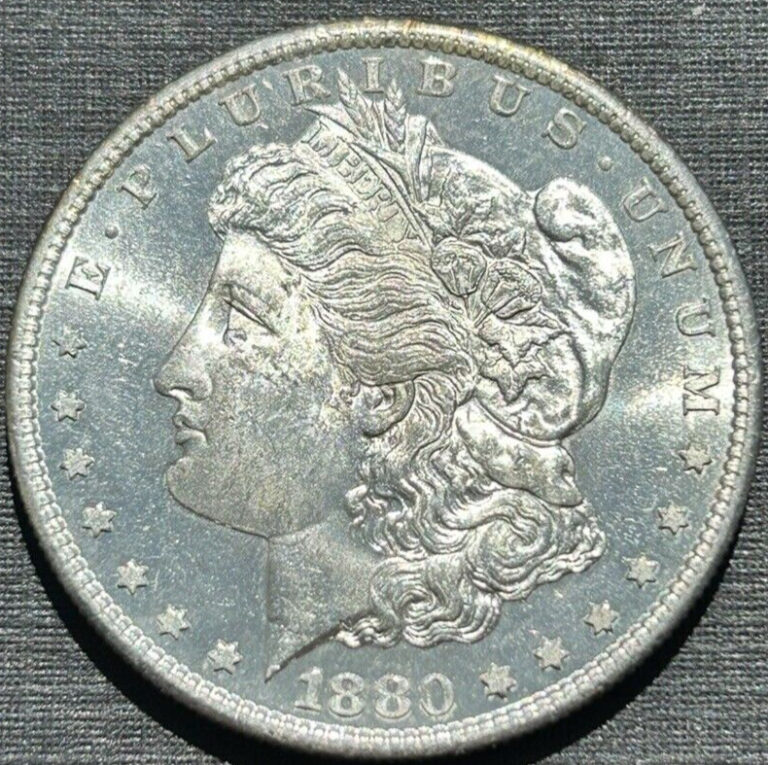 Read more about the article 1880 S Morgan Silver Dollar $1 BU Brilliant Uncirculated 90% Silver