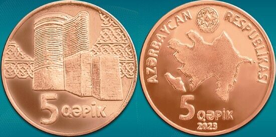 Read more about the article Azerbaijan 2023 * COIN * 5 qapik * NEW * MINT SHINE * UNC  KM#104