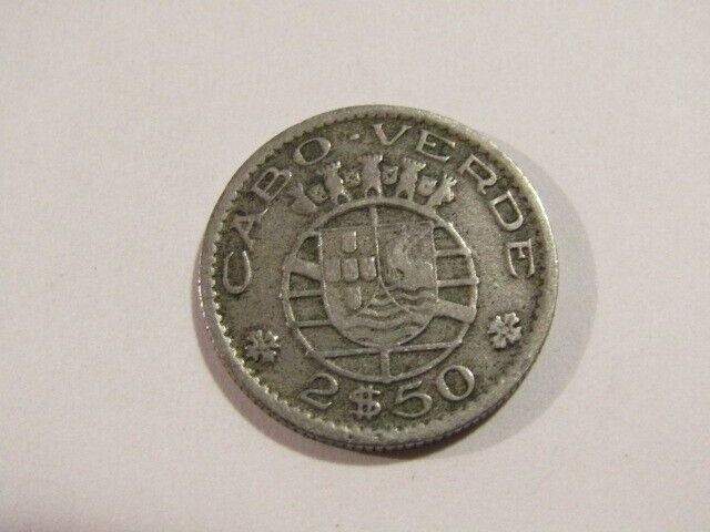 Read more about the article Cape Verde 1953 2-1/2 Escudos Coin