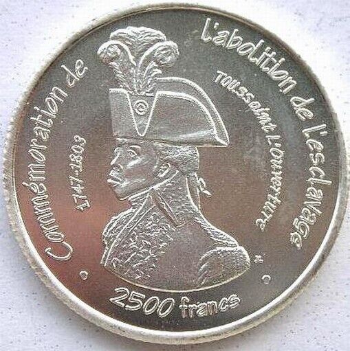 Read more about the article Senegal 2007 Liberate Slaves 2500 Francs Essai Silver Coin UNC