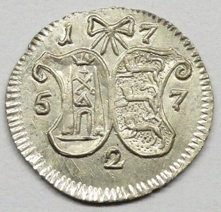 Read more about the article 2 kopeks Livonez 1757 Elizabeth Russian Empire 1741 1762 Exonumia coin silver