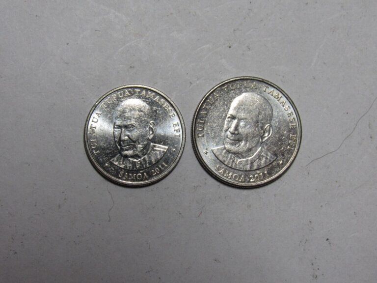 Read more about the article Lot of 2 Different Samoa Coins – Both 2011 – Circulated