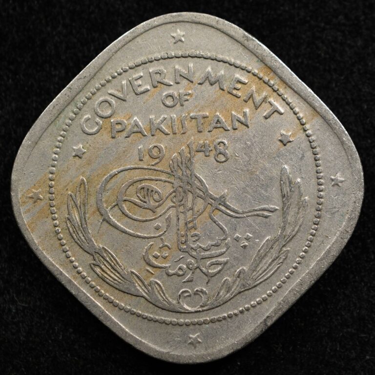 Read more about the article Pakistan 2 Annas 1948  Coin  Inv#F654