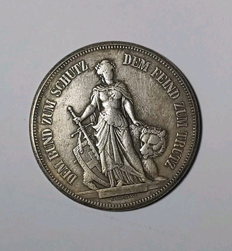Read more about the article (Art Souvenir and Novelty)Suisse 1885 Switzerland 5 Francs Bern lartdesgents (USA)
