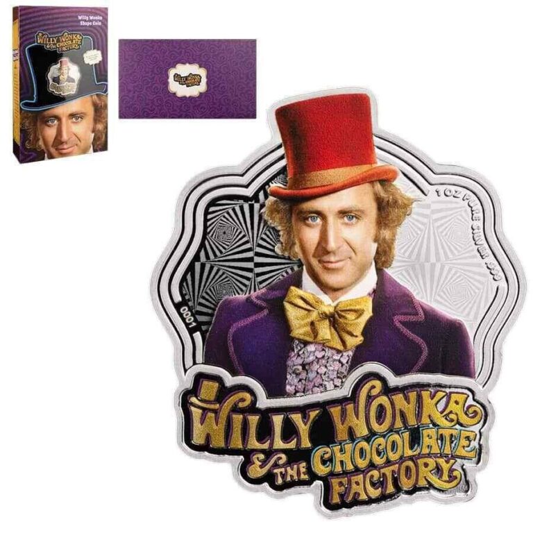 Read more about the article 2024 Samoa 1 oz Willy Wonka Shaped Silver Coin