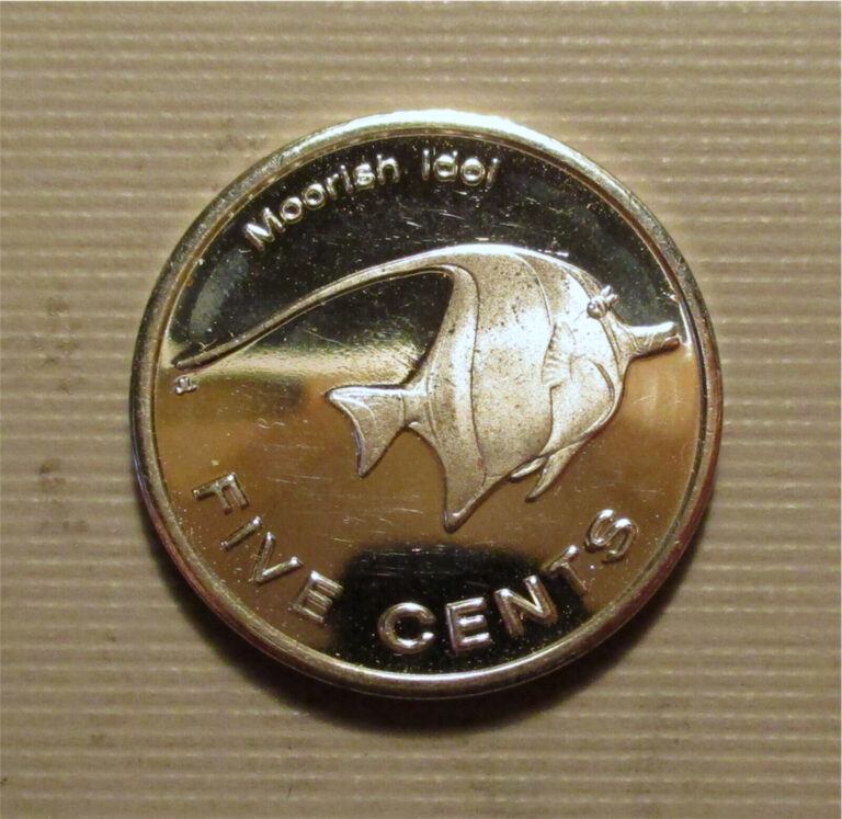 Read more about the article MICRONESIA-2012-5 CENTS – P/L-BU FANTASY COIN-20.3mm.  CU/NI-N#33826 HSK