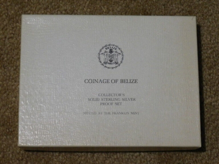 Read more about the article Belize 1975 Sterling Silver 8 Coin Proof Set OGP