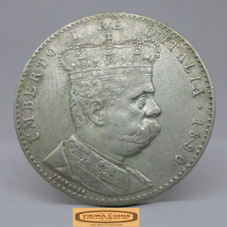 Read more about the article 1890-R Eritrea Italian Colony Silver 2 Lire – #C36010NQ