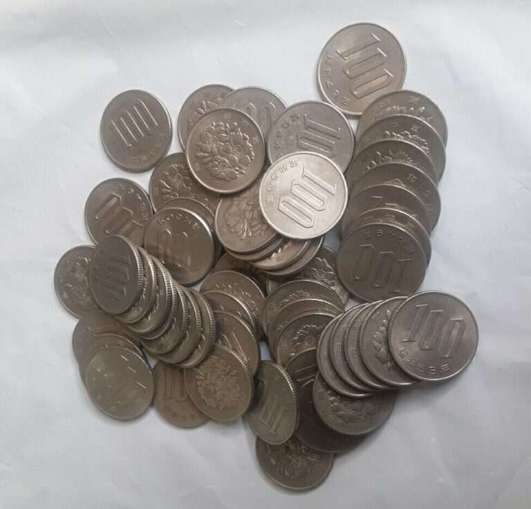 Read more about the article Japan 100 Yen 56 Coins Lot