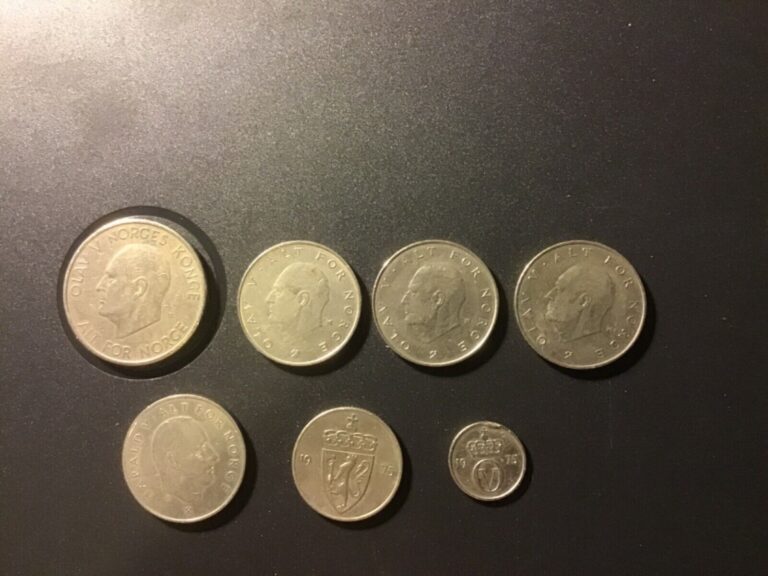 Read more about the article Norway 7 DIFFERENT COINS MIXED LOT