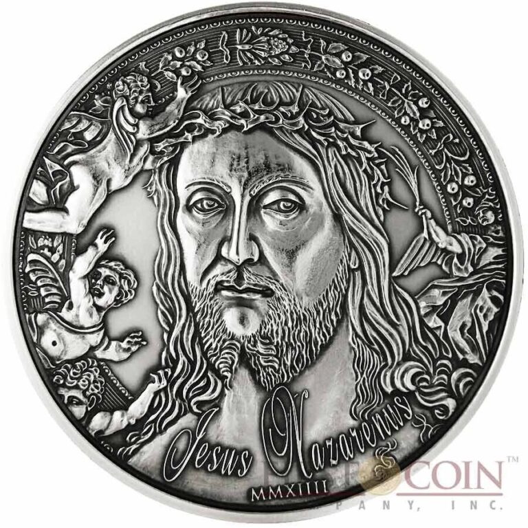 Read more about the article RARE Burkina Faso 1 oz Jesus Christ Nazarenus Silver coin 2014 Teresa Biblical