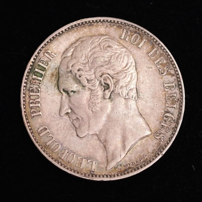 Read more about the article 1849 BELGIUM BELGIAN KINGDOM 5 FIVE FRANCS SILVER Coin HIGH GRADE RARE TONED