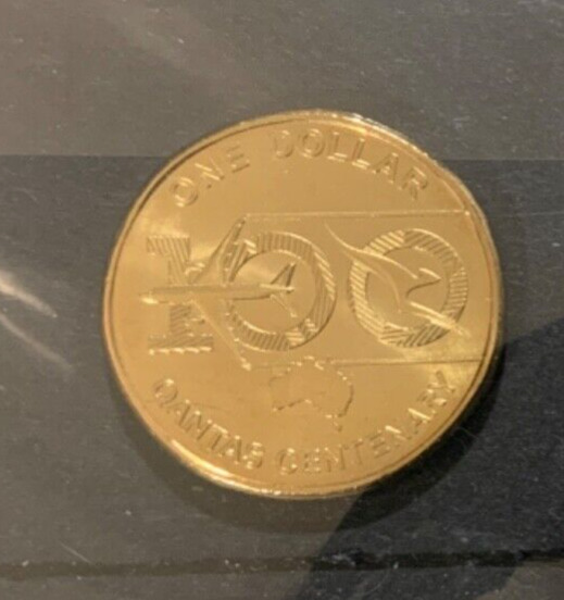 Read more about the article AUSTRALIA:  2020 $1 QANTAS UNC COIN  ..