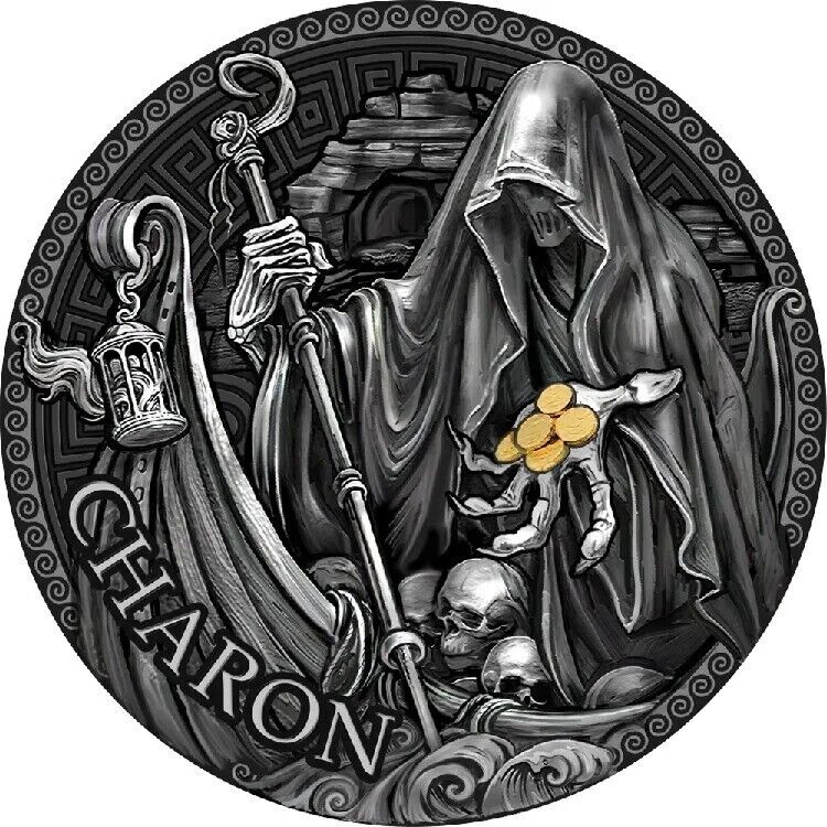 Read more about the article 2024 REPUBLIC OF CAMEROON 1 Oz SILVER GREEK MYTHOLOGY – CHARON – NEW/SEALED BOX