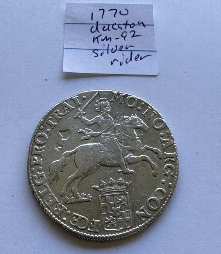 Read more about the article 1770 NETHERLANDS – DUCATON SILVER RIDER COIN