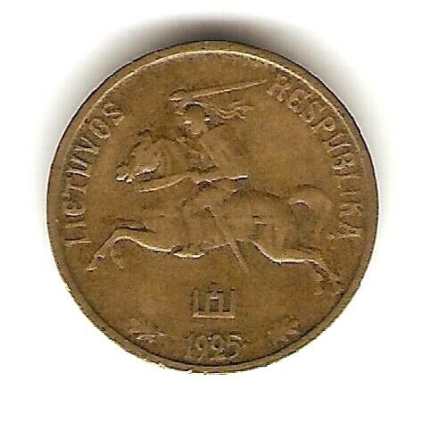 Read more about the article 1925 LITHUANIA COIN 5 CENTAI