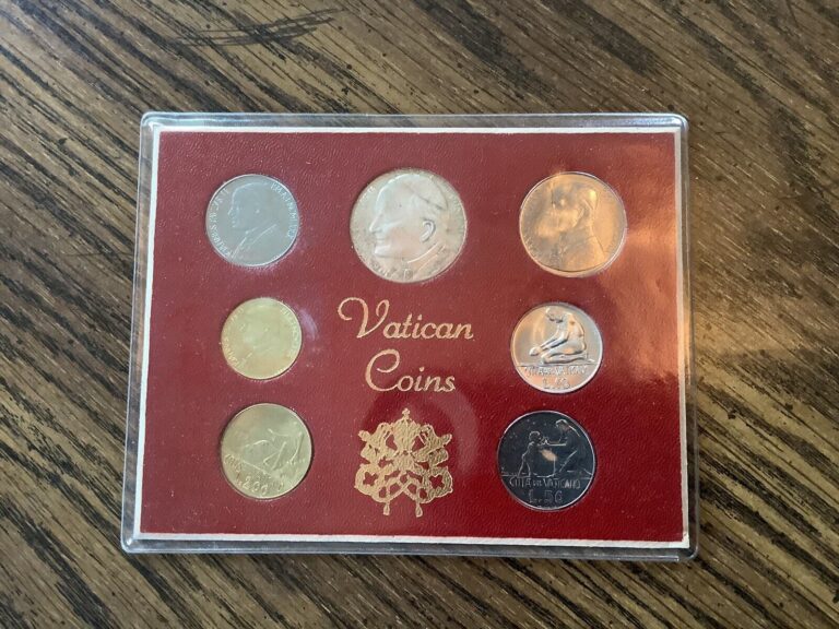 Read more about the article 1980 Vatican Coin Set Pope John Paul II – 7 Coin Set Mint