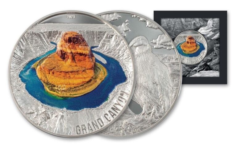 Read more about the article 2021 Palau Seven Natural Wonders: Grand Canyon 3oz Silver Coin Mintage of 777