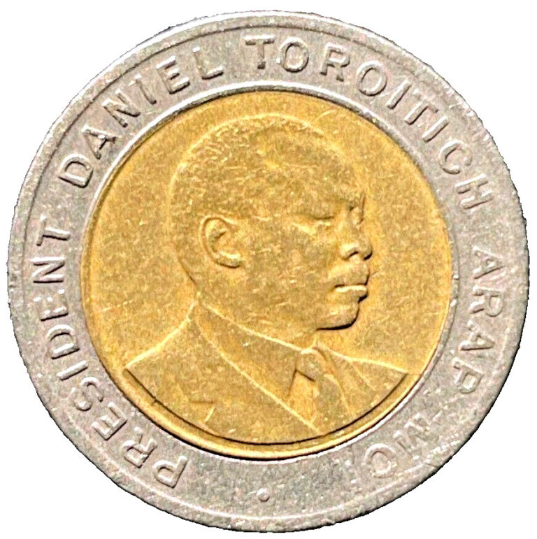 Read more about the article 1995 Kenya Coin 5 Shillings KM# 30 Bi-Metallic African Coins Money FREE SHIPPING