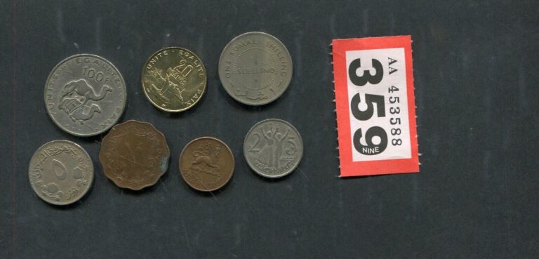 Read more about the article Lot of  7  coins of   Sudan  Somalia and Ethiopia