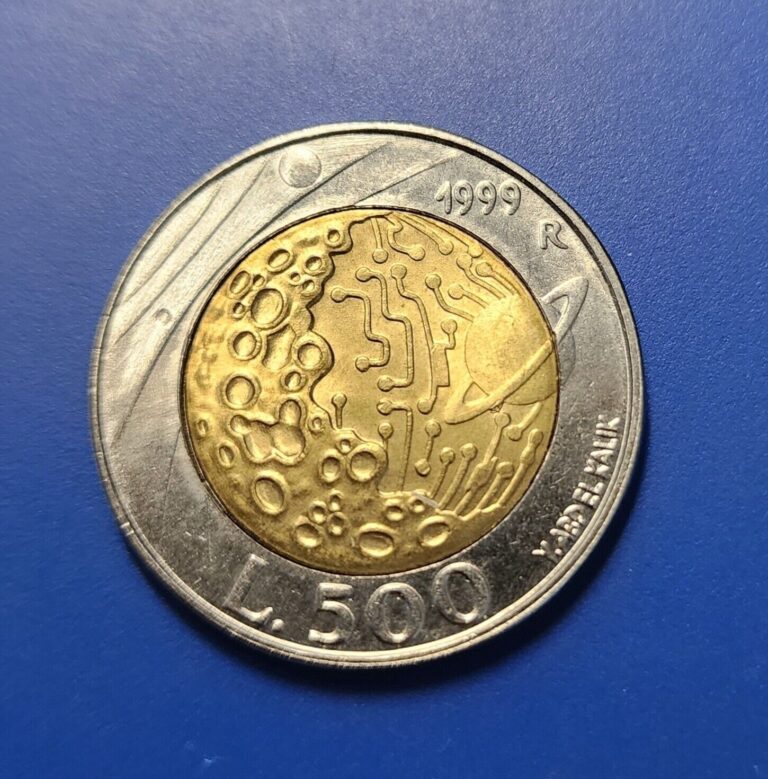 Read more about the article 1999 San Marino 500 Lire bimetallic coin. Exploration (KM# 394) Great condition!