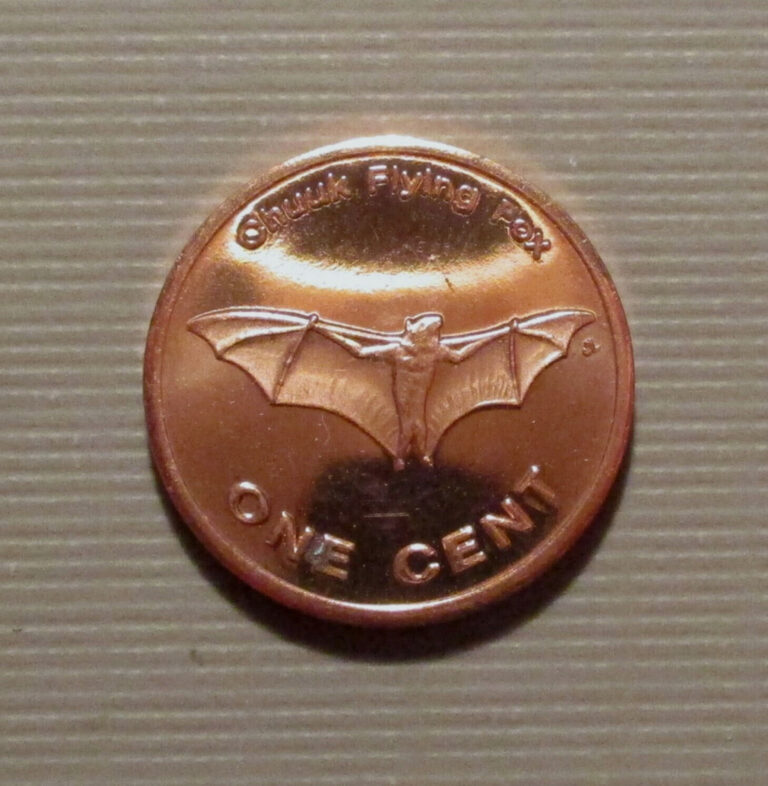 Read more about the article MICRONESIA – 2012 -1 CENT  FANTASY COIN-FLYING FOX   BU-P/L   N#37782   TCK