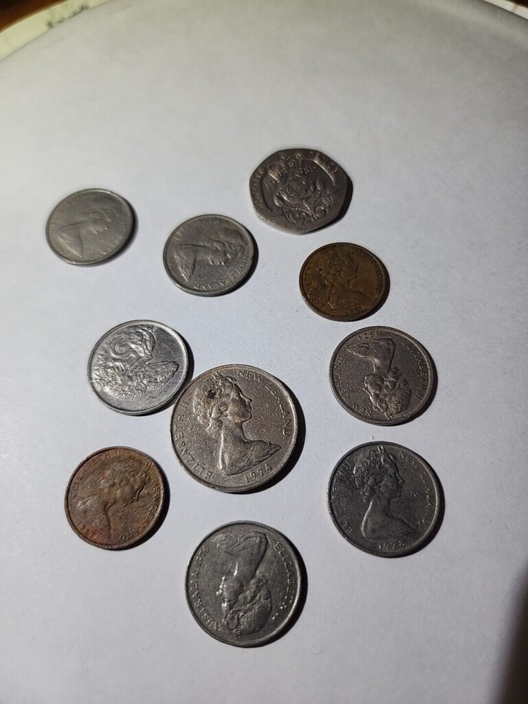 Read more about the article New Zealand Coins: Mixed Denominations – different dates  10 coins