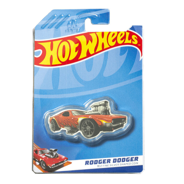 Read more about the article 2024 Solomon Islands Hot Wheels Rodger Dodger 1oz Silver Colorized Coin