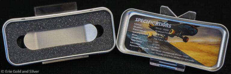 Read more about the article 2023 Samoa 1 oz Silver Skateboard 3D Movable Coin in OGP