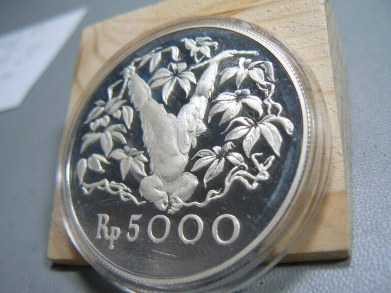 Read more about the article Proof Indonesia 1974 5000 Rupiah Orangutan Minor Hazing