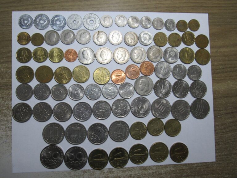 Read more about the article Lot of 84 Different Old Greece Coins – 1954 to 2000 – Circulated