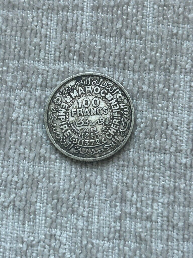 Read more about the article Morocco 100 Francs 1953 Silver Coin