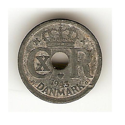 Read more about the article 1943 DENMARK Coin 10 ORE – WWII .