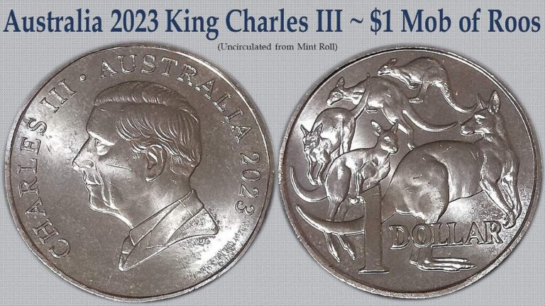 Read more about the article Australia 2023 $1 Coin King Charles III – Mob of Roos ~ Uncirculated