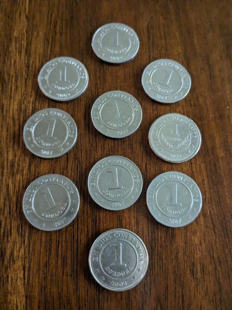 Read more about the article International Coins Lot Of 10 Cordobas Nicaragua C1