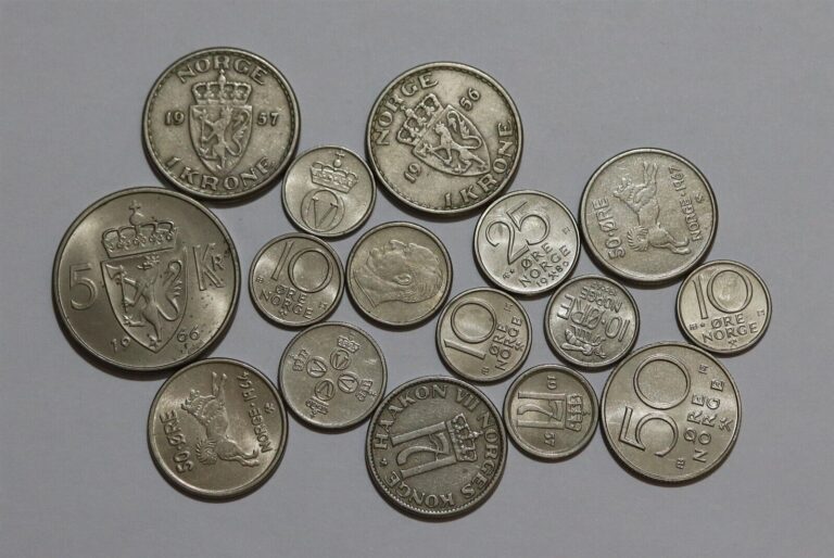 Read more about the article NORWAY OLD COINS LOT SOME HIGH GRADE B49 #1733