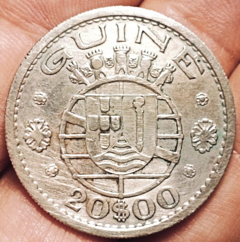 Read more about the article Portuguese Guinea Bissau 20 escudos 1952 coin (SILVER! SCARCE!)